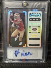 Panini 2022 Contenders Jordan Mason #204 Playoff Ticket /99 Autograph 49ers