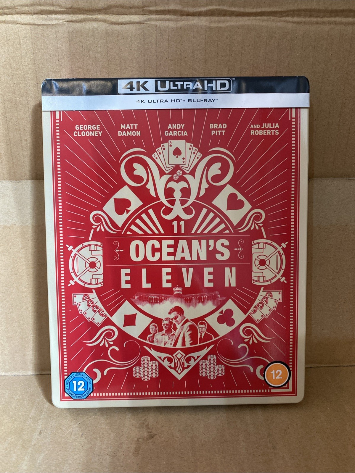 Ocean's Eleven Steelbook [4K Ultra HD] [2001] [Blu-ray] [Region Free]