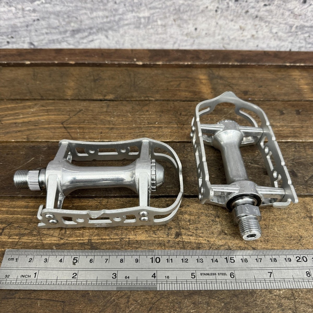 Pédales De Vélo SR SP-100AL - Aluminium Argent - Axe 9/16 - Occasion Japon