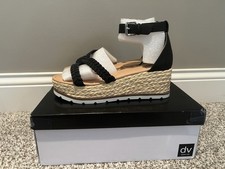 Dolce Vita Bannon Black Platform Espadrille Size 8.5 Biddy