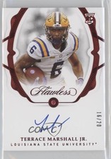 2021 Panini Flawless Collegiate Ruby 16/20 Terrace Marshall Jr #84 Auto 1t3
