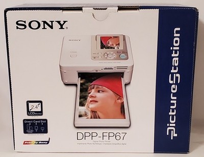 New Sony Picture Station DPP-FP67 Digital Camera With Card Slot Photo Printer