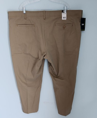Lee Big & Tall Extreme Motion Khaki Hose Regular Straight 50x28 Neu mit Etikett NEU - Bild 9 von 17