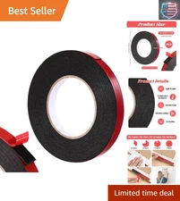 32.80Ft Waterproof Automotive Tape - Strong Adhesive for Car Emblems & Trims