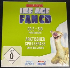 Exklusive Ice Age Fan CD Arktischer Spielespa&szlig; Neu & versiegelt
