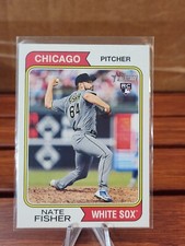 2023 Topps Heritage Baseball Nate Fisher - Rookie Card - Chicago White Sox