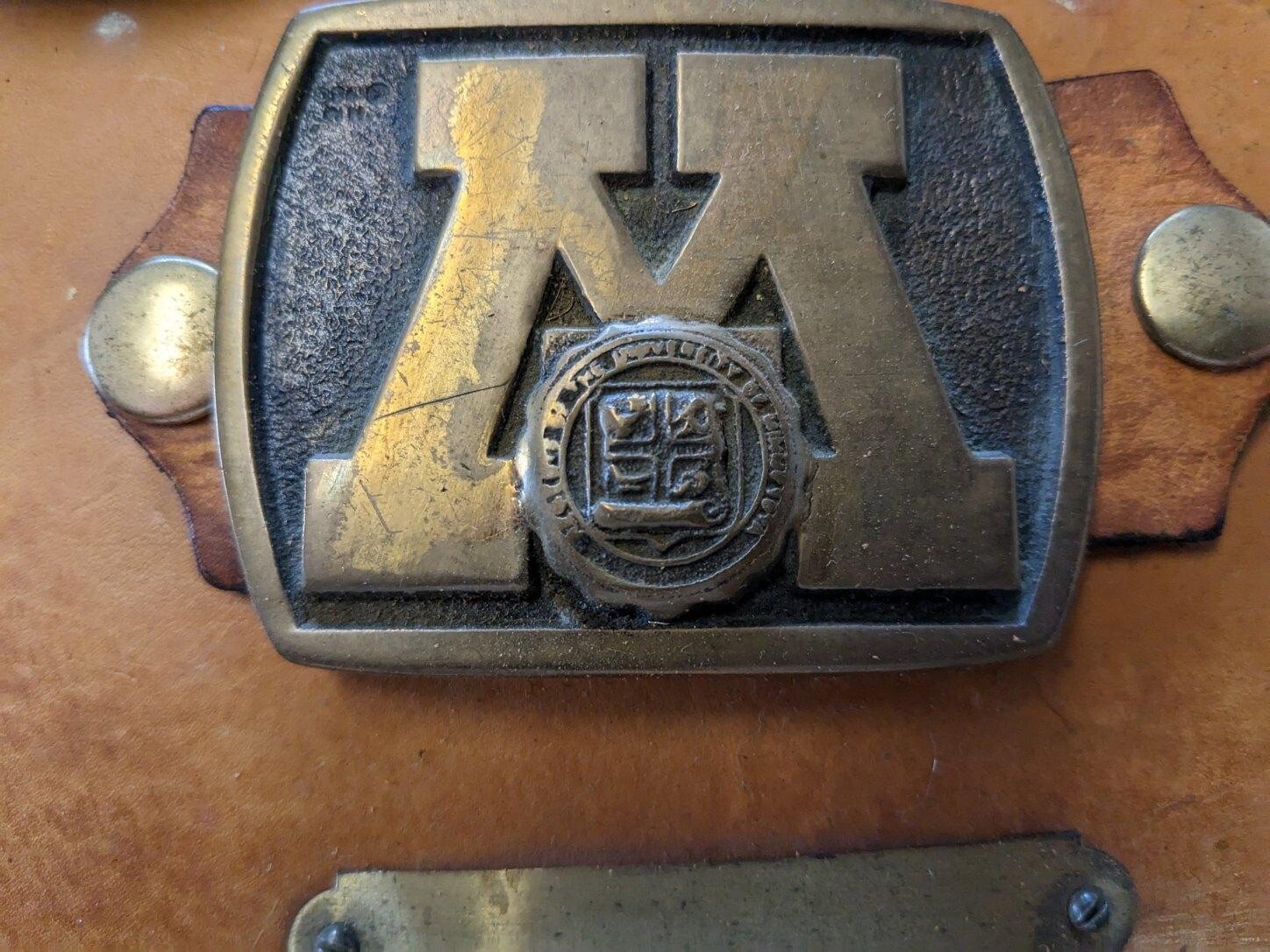 Four Commemorative Minnesota solid brass belt buc… - image 5