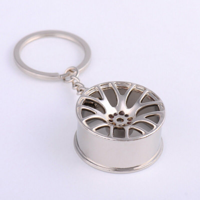 NEW For Car Parts Key Chain Motor Hub Valve Piston Engine Rotate Keyring