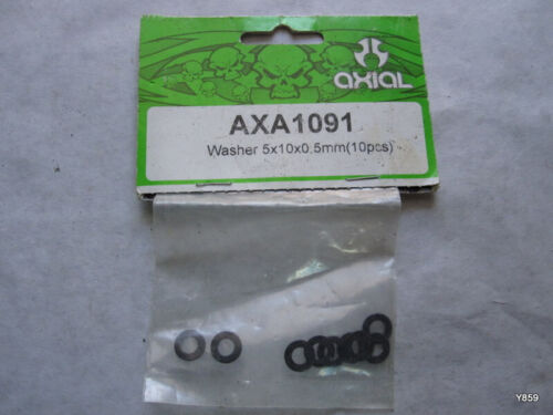 10 PCS Wraith Washer 5x10x.5 Black Axial AX1091