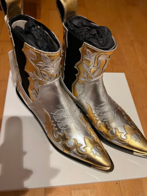 Damencowboy Stiefel von RABANNE und H&M Gr 37
