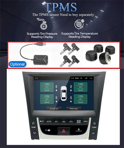 9" Android 11 Stereo Radio GPS Navigation Head Unit For 2005-11 Lexus GS Series - Picture 20 of 24