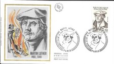 FRANCE 1983 FDC MARTIN LUTHER YT 2256