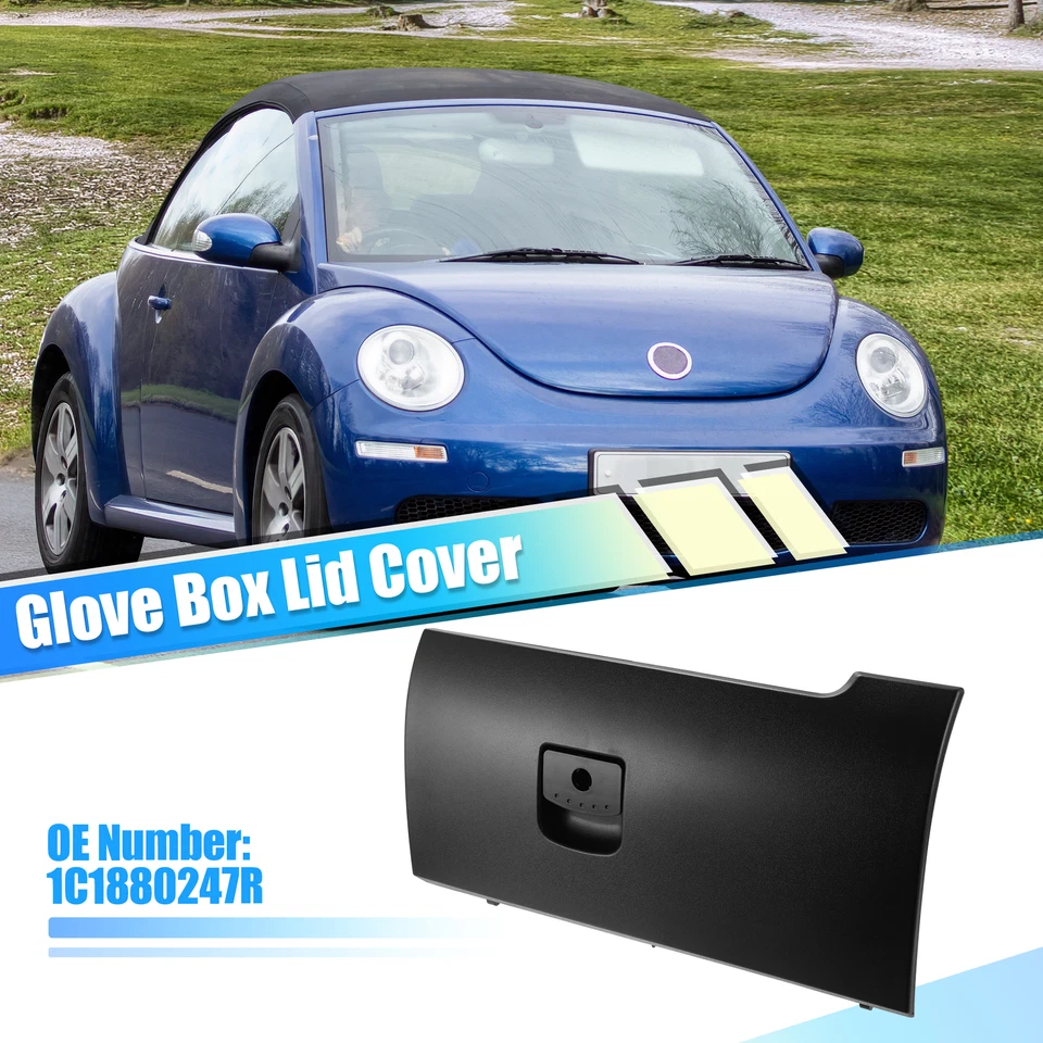 Dash Glove Box Door Lid Cover for Volkswagen Beetle 2003-2010 1C1880247R Black - Image 2 of 4