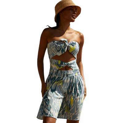 anthropologie blue motif dress New Anthropologie Blue & Red Nautical Print "Windward Halter Dress" by   The Mustard Dandelion