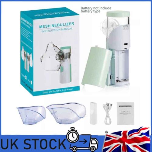 Handheld Mesh Nebulizer Portable Home Travel Inhalator Easy-To-Use