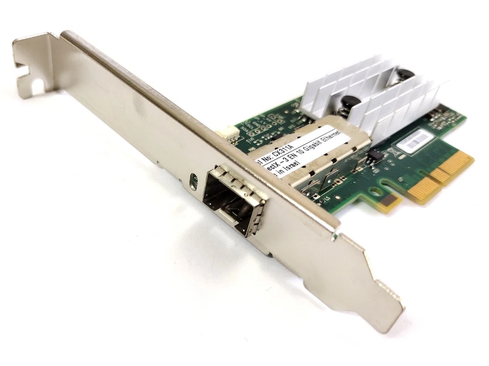 Mellanox ConnectX-3 PCIe x4 NIC 10 Gigabit 10GBe SFP+ CX311A Server Adapter - Bild 2 von 3