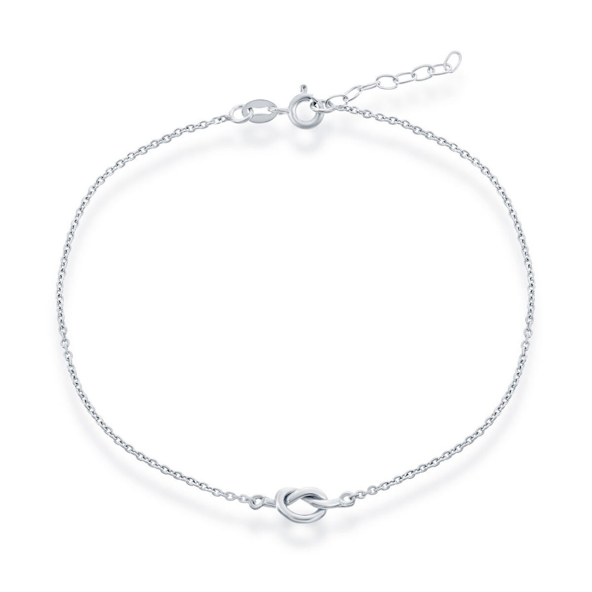 Классический женский браслет на ножку из стерлингового серебра Love Knot R-9223 9190₽