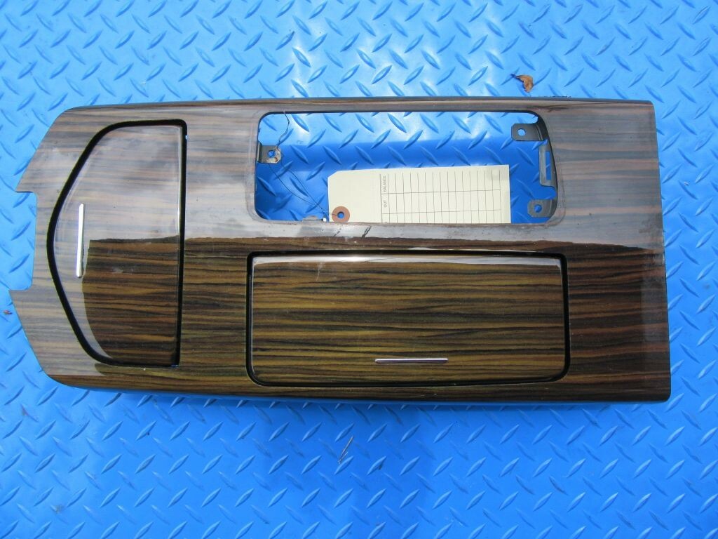 Maserati Ghibli Quattroporte center console wood trim panel #8487