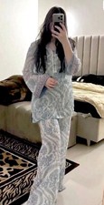 3 Piece Pakistani Designer farshi shalwar suit