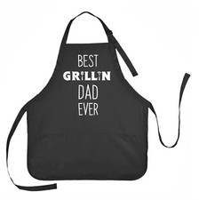 Father's Day Apron, Best Grillin Dad Ever Apron, Dad's Grilling Apron
