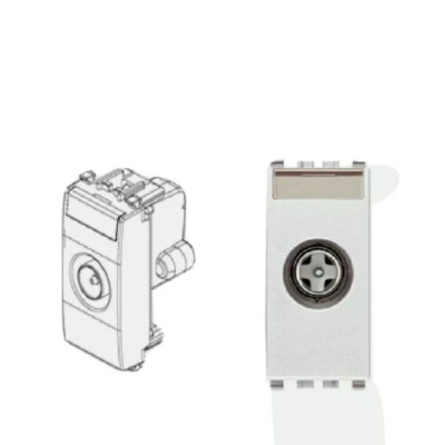 VIMAR EIKON 20300.01.B DIRECT TV-RD-SAT SOCKET MALE WHITE 