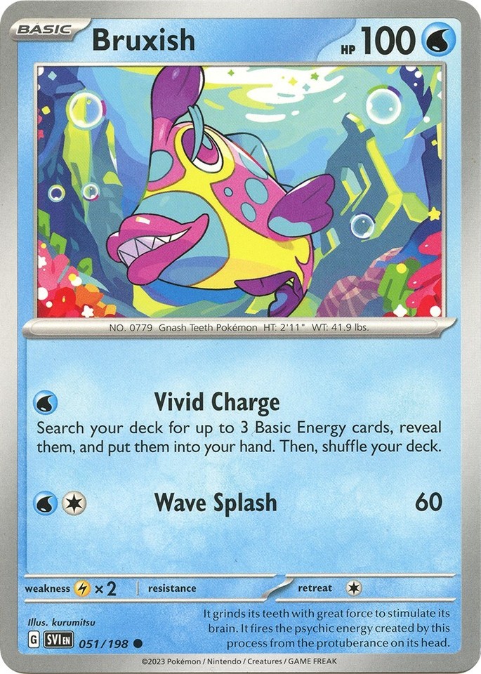 Bruxish 051/198 SV01: Scarlet & Violet Base Set - 1 of 1
