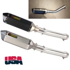 For Yamaha R6 YZF-R6 1998-2005 Exhaust Pipe 51mm Slip On Muffler Modified System