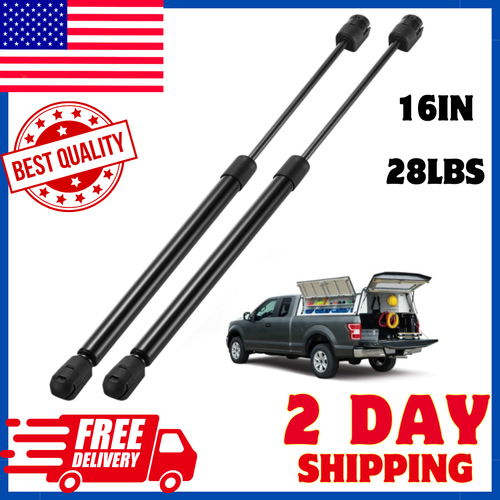 16in/28Lbs (125N) Gas Shock Strut are SnugTop Camper Shell Truck Topper