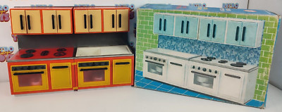 KITCHEN DOLLHOUSE MINI KICHEN L.A.C. LAC MADE IN ITALY VINTAGE NEW
