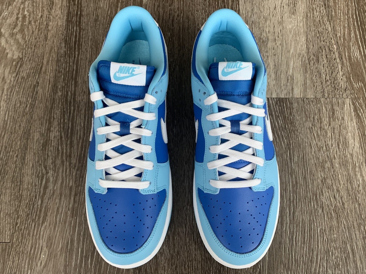 Nike Dunk Low Retro Qs Argon Blue Flash White Shoes DM0121-400