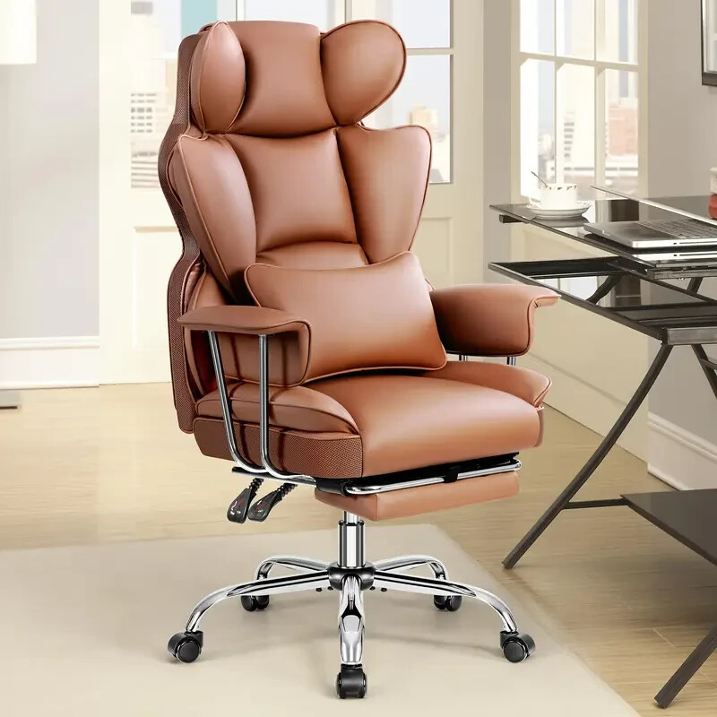 Plus-Size Executive High-Back Leather Actflame Premium Ergonomic