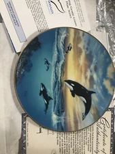 Jumping For Joy plate with COA box Anthony Casay