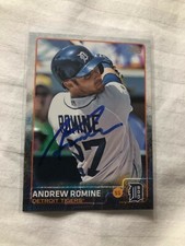 Chicago White Sox ANDREW ROMINE Signed 2015 Topps Card