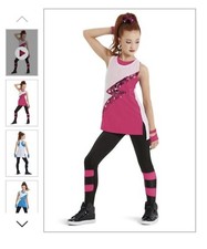 Weissman Dance Costume Child XL Hip Hop. Perfect Condition. All Pieces Included