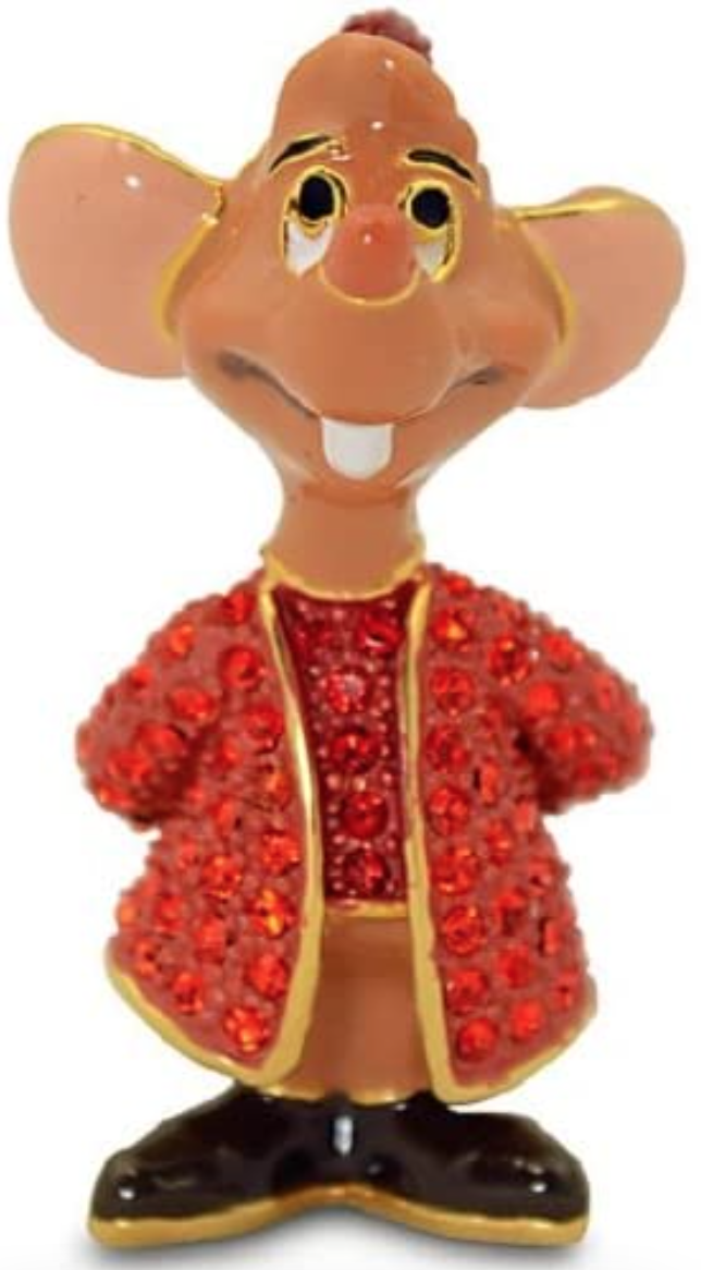 ★ネズミ 置物 レッドジャスパー New Disney Parks Arribas Brothers Swarovski® Crystal Jaq Mouse