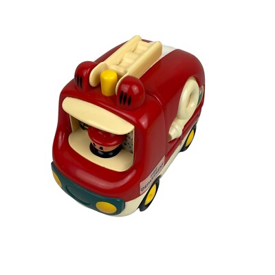 1996 Discovery Toys Fire Truck Kids Child Play Toy Complete Working