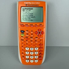 Texas Instruments TI-84 Plus Silver Edition Graphing Calculator Orange - Tested