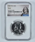 1956 Franklin Half Dollar Type 2 PF67 NGC Great Almost Cameo Contrast *9164