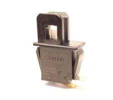 Cherry F69 Momentary NO Switch with Safety Cage Slot, 10A 250V AC Push Button D