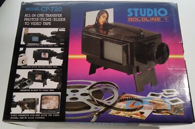 VIDEO TRANSFER SYSTEM STUDIO V GOLDLINE MODEL CP-720 PHOTOS FILMS SLIDES NOS 