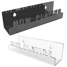 Now Playing Acrylic Vinyl Record Shelf Stylish-Wall Mount For Albums CDs