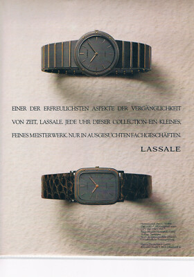 Seiko Werbeanzeige Werbung Lasalle Seiko #2  NG 