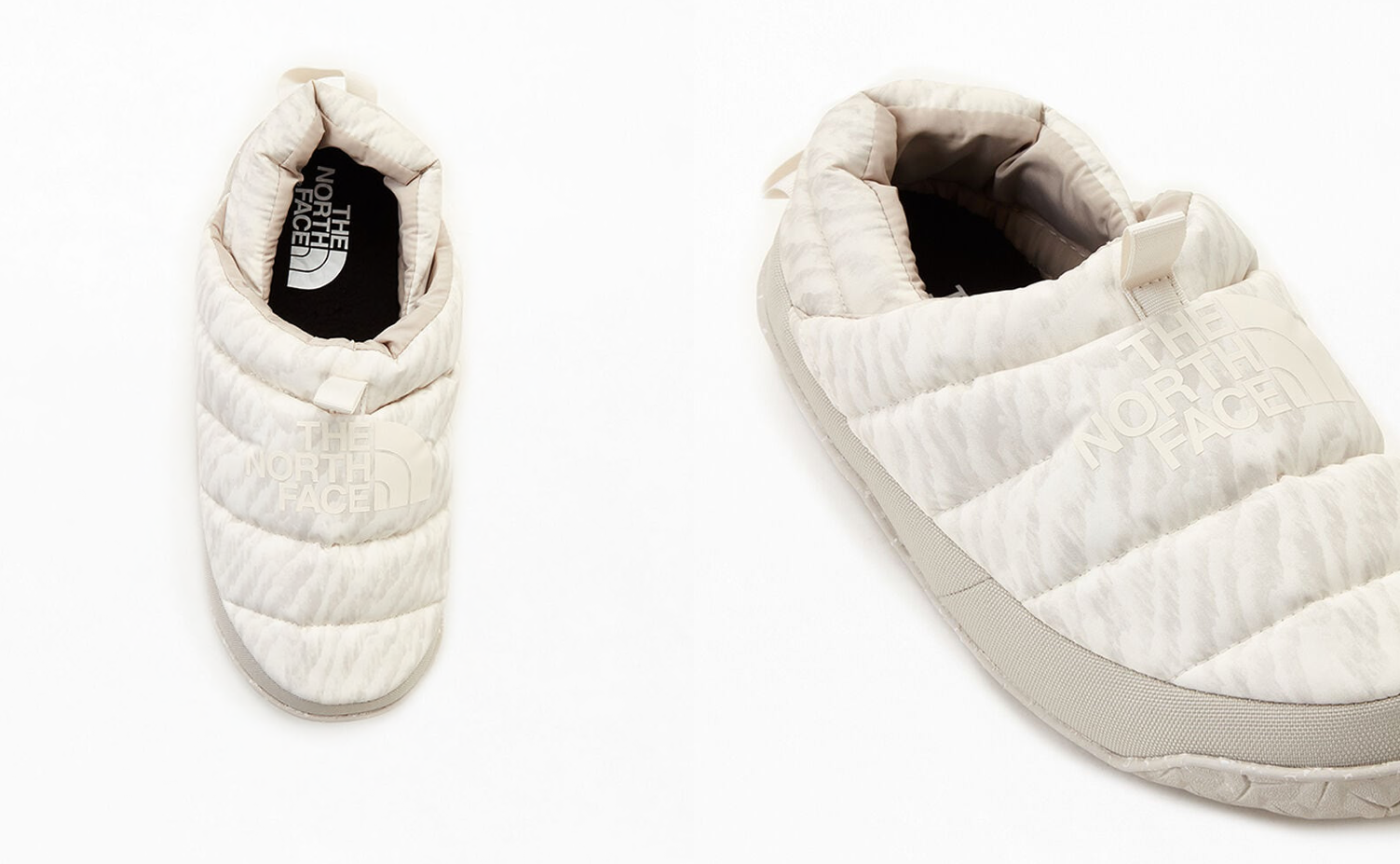 NWB The North Face $75 Men's Nuptse Mule Slippers Silver Grey, Sz 10 | eBay