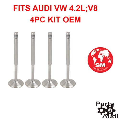Engine Intake Valve Kit 4pc Valves Set For Audi VW 4.2L V8 Audi A6 Quattro A8 S4 eBay