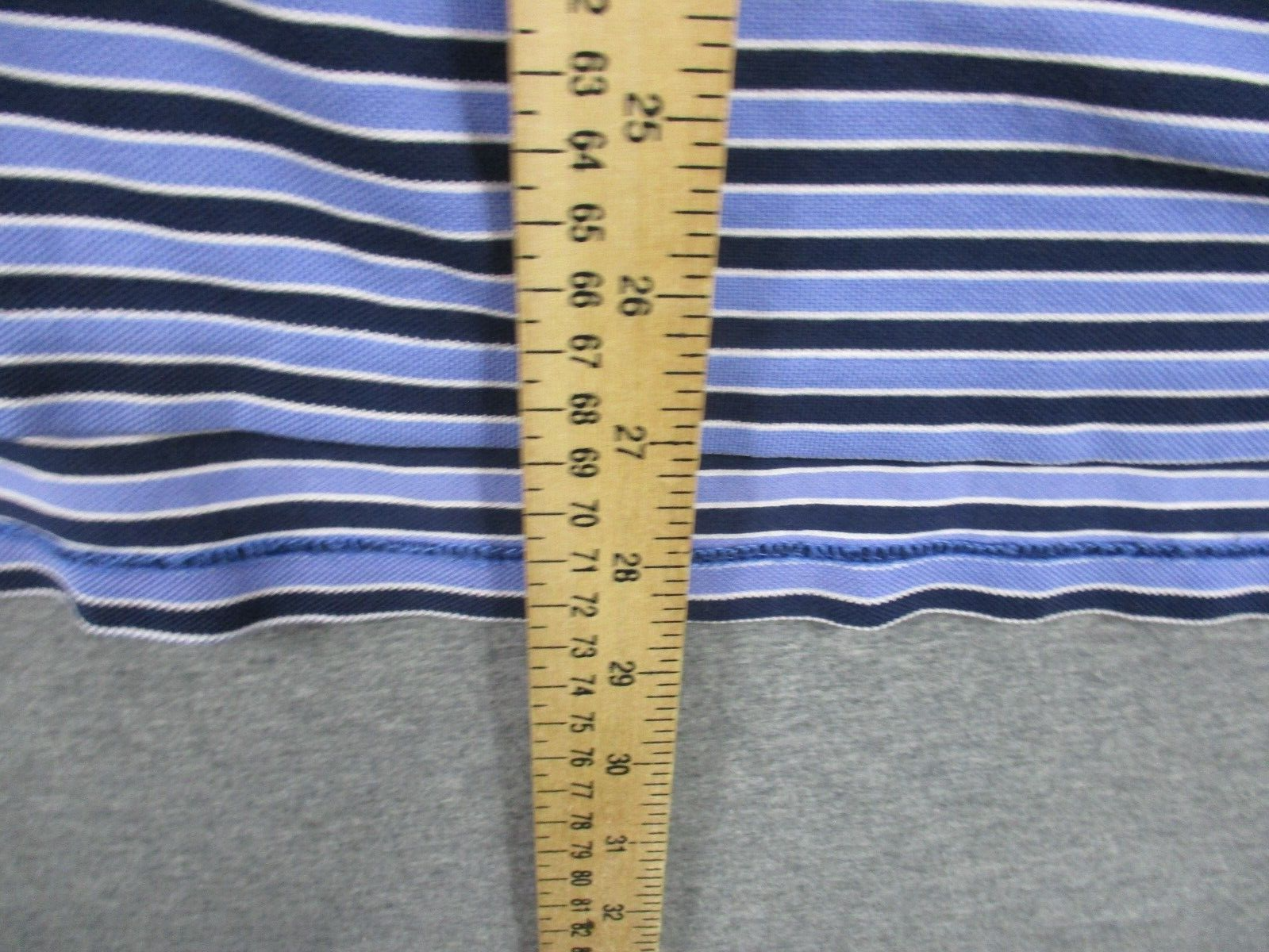 Polo Ralph Lauren camicia grande uomo golf fit blu righe pony