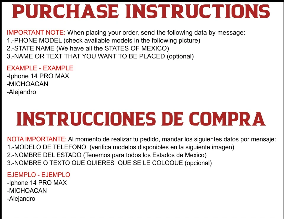 MEXICO PLACA БАМПЕР ТЕЛЕФОНА ЧЕХОЛ / ЧЕХЛЫ PARA CELULAR CON MISÑO DE PLACAS MEXICO - Изображение 3 из 4