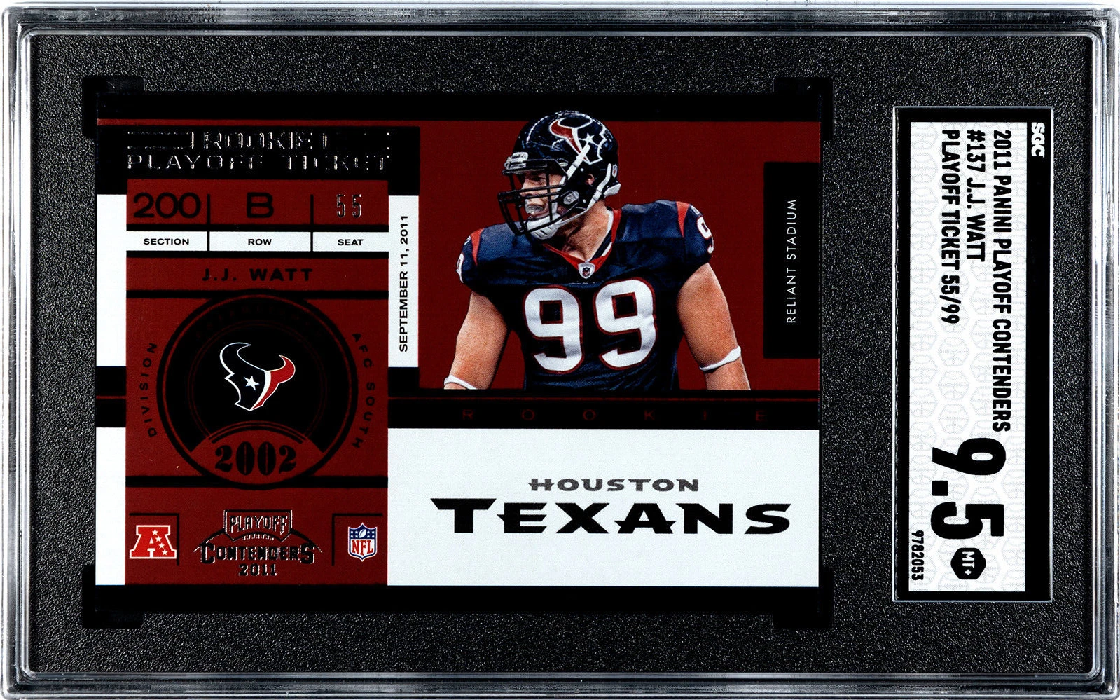 JJ Watt Playoff Contenders #137 Playoff Ticket