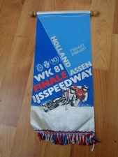 VINTAGE SPEEDWAY WK81 IJS SPEEDWAY 1981 ASSEN HOLLAND PENNANT MOTORCYCLE