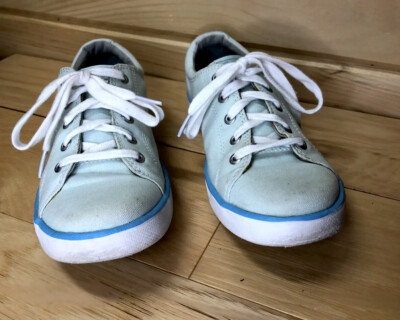 Eddie Bauer Womens Sz Chroma Canvas Lace Up Walking