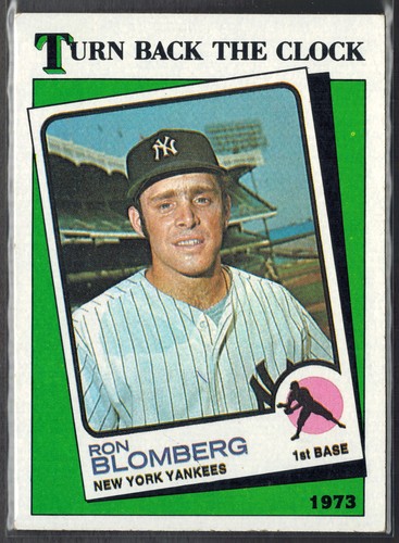 1988 Topps Ron Blomberg TBTC 663 *Actual Card **Free Same Day Ship - 第 1/2 張圖片